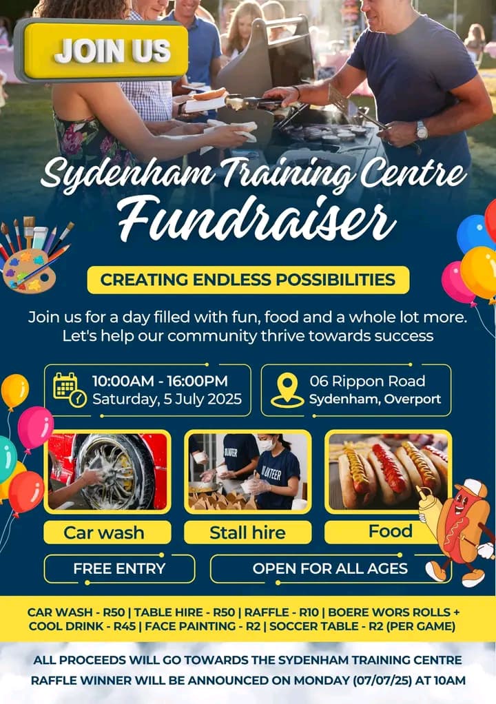 Poster promoting a Together We Rise community activity (01)